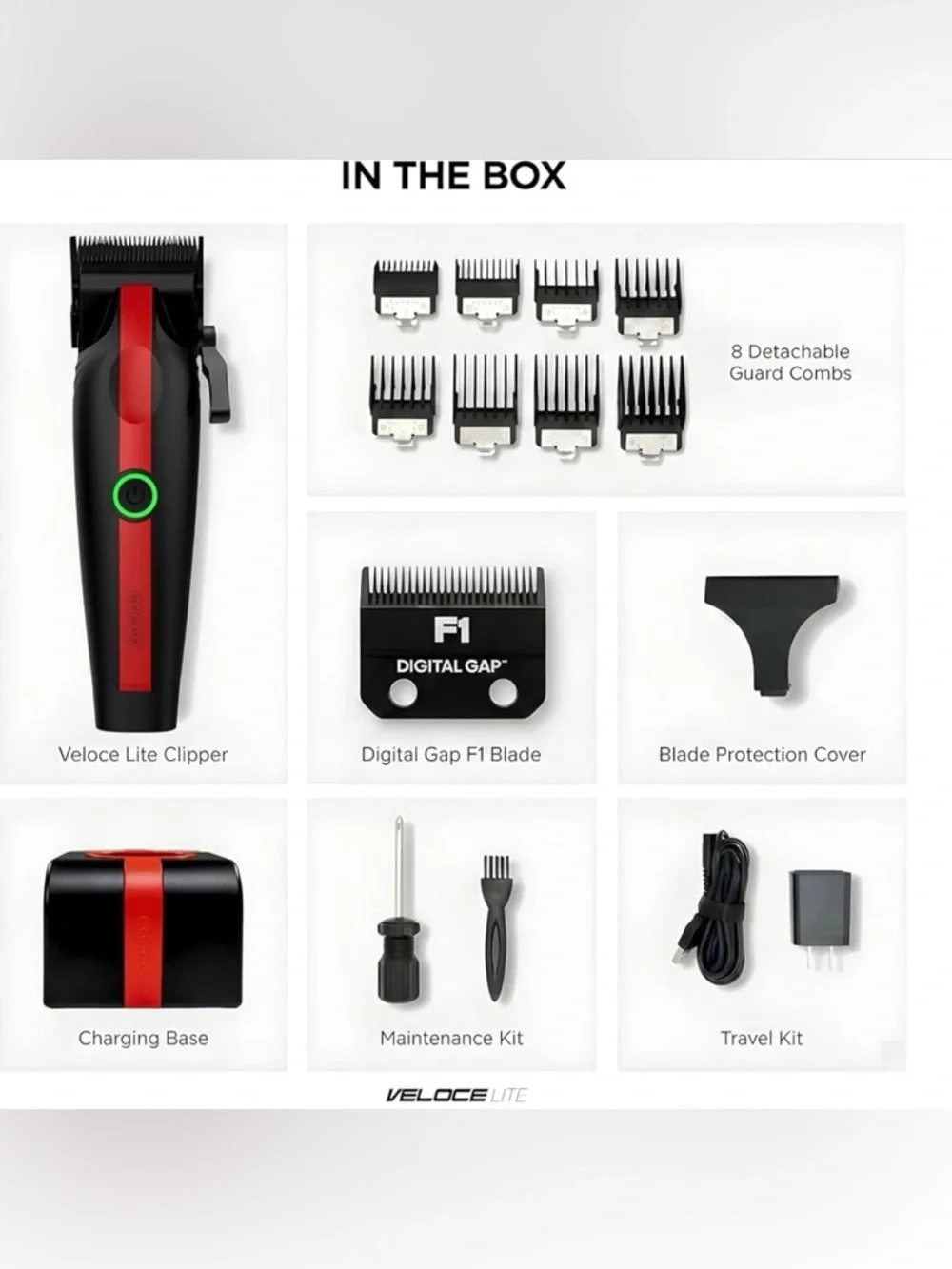 Cocco Veloce LITE Professional Cordless Hair Clippers